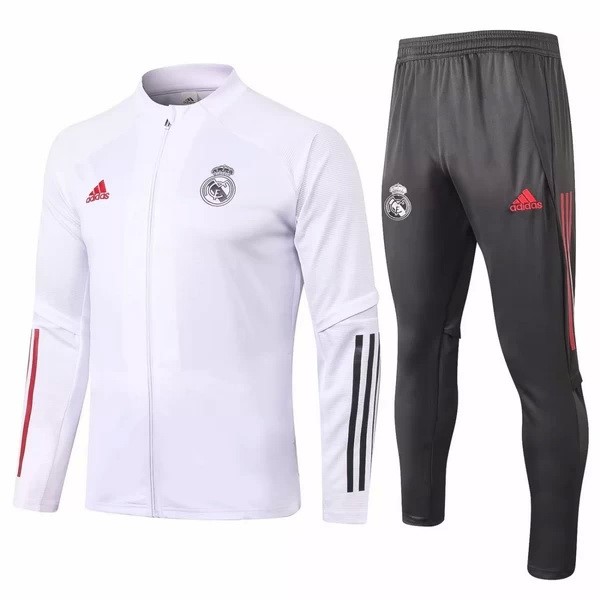 Tuta Calcio Real Madrid 20/21 Bianco Grigio Rosso